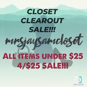 4/$25🛍 SALE!!! all items $25 and under